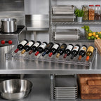 Thumbnail image #2 for Metro Super Erecta W1448NC Wine Cradle Shelf, 48"W x 14"D, Chrome-Plated, 12-Bottle Capacity