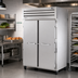 Thumbnail image #2 for True Spec Series 2-Section Pass-Thru Heated Holding Cabinet with Stainless Steel Doors