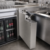 Thumbnail image #2 for Glastender Extra Deep Stainless Steel Underbar Soda Gun Holder with Integral Drip Pan, 4