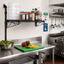 Thumbnail image #2 for Quantum Wall-Mounted Cantilever Single-Shelf Starter Unit