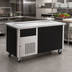 Thumbnail image #2 for Randell Mobile Modular Enclosed Base Refrigerated Frost Top Serving Station, 72 Inch, 5-Pan Capacity