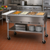 Thumbnail image #2 for 66-Inch Portable Electric Hot Food Table with 4 Dry Wells and Cutting Board