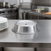 Thumbnail image #2 for Vollrath Stainless Steel Satin Finish Round Plate Cover for 9 15/16 to 10 Inch Plates