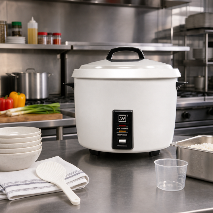Product image #2 for Thunder Group 30-Cup Countertop Electric Rice Cooker and Warmer with Nonstick Inner Pot
