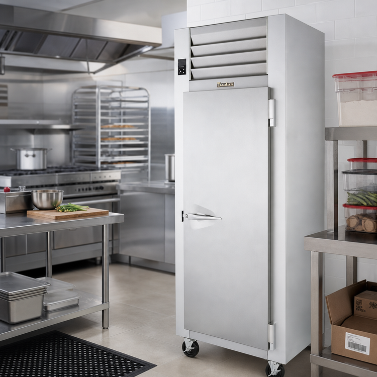 Product image #2 for Traulsen Spec-Line 26-Inch Wide, 32-Inch Deep Reach-In Freezer, One Section, Full-Height Solid Door, Self-Contained