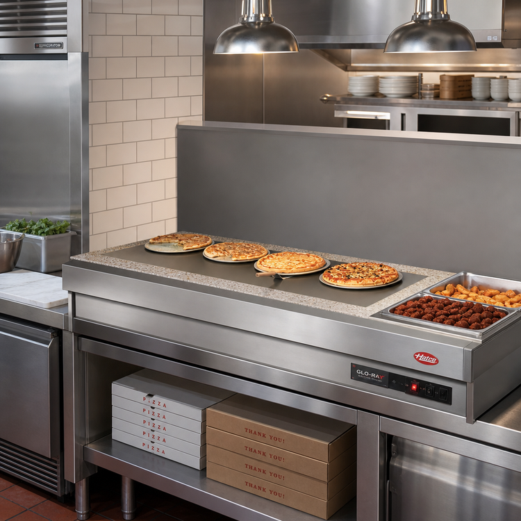 Product image #2 for Hatco Glo-Ray Built-In Flush Top Heated Shelf, 37-1/2 x 17 Inch Surface, 590W