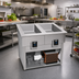 Thumbnail image #2 for Duke HCF-2 2-Pan Hot/Cold/Freeze Drop-In Food Well with Remote Digital Controls