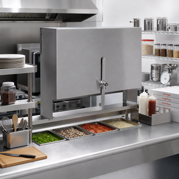 Product image #2 for CHOICE 39-Inch Single Stainless Steel Speed Rail Locking Cover