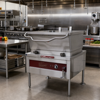Thumbnail image #2 for Southbend (Middleby) Southbend Steam BGLM-40N 40-Gallon Narrow Gas Tilting Skillet, Manual Tilt, 100,000 BTU