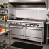 Thumbnail image #2 for Southbend S-Series 60 3/4-Inch Gas Restaurant Range with 2 Open Burners, 48-Inch Griddle and 2 Standard Ovens