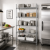 Thumbnail image #2 for EAGLEbrite 5-Tier Starter Wire Shelving Unit, 36W x 18D x 86H, Zinc Finish