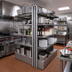 Thumbnail image #2 for Back-To-Back Heavy Duty Aluminum Floor-To-Ceiling Cantilever Shelving Uprights, 120 Inch