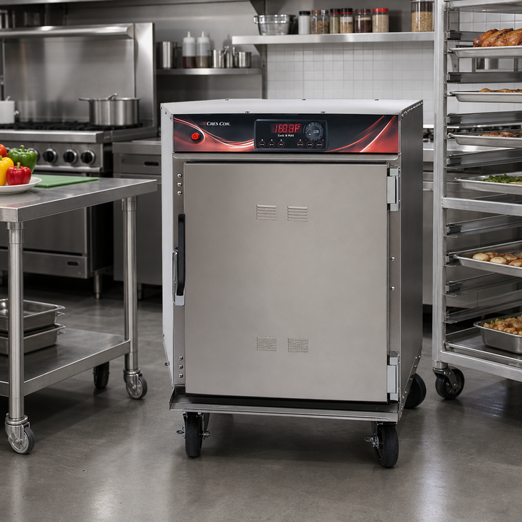 Product image #2 for Cres Cor Mobile Under-Counter Radiant Cook-and-Hold Cabinet, 1 Compartment, 10 Full-Size Hotel Pan Capacity