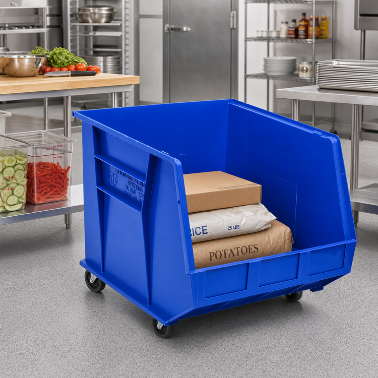 Product image #2 for Quantum Hulk 36-Inch Mobile Stackable Polypropylene Storage Container