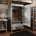 Thumbnail image #2 for MasterRange 30-Inch Natural Gas Smokehouse, Right-Hinged Door, Galvanized Exterior