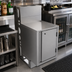 Thumbnail image #3 for BK Resources 21 x 18-Inch Top Shelf Underbar Cabinet, Flat Top, Die Wall, Stainless Steel