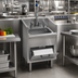 Thumbnail image #2 for Eagle Group Drop-In 1-Compartment 304 Stainless Steel Hand Sink with Towel Dispenser, Faucet, and Access Door