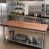 Thumbnail image #2 for Boos Block American Black Walnut Edge Grain Kitchen Countertop, 120 x 48 x 1-3/4 Inches