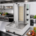 Thumbnail image #2 for Visvardis Gas Vertical Broiler Gyro Machine, 66-100 lb. Capacity, Stainless Steel, 36,000 BTU