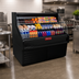 Thumbnail image #2 for Howard-McCray Ovation Series 51-Inch Self-Contained Open Merchandiser, 44-Inch High, Straight Plexi, Black, LED Lighting