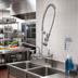 Thumbnail image #2 for UltraRinse 8-Inch Wall Mount Pre-Rinse Mixing Faucet with 12-Inch Swing Nozzle