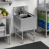 Thumbnail image #2 for Spec-Bar 18-Inch x 24-Inch Single-Compartment Wet Waste Sink with Deck-Mount Faucet