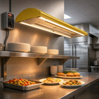 Thumbnail image #2 for Hatco Glo-Ray® GR5AL-24 24-Inch Curved Infrared Strip Heater with Dual LED Lights and Electronic Infinite Control