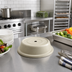Thumbnail image #3 for Cambro Versa Camcover Round Fiberglass Plate Cover, 10-Inch Inside Diameter, Antique Parchment