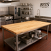 Thumbnail image #2 for Boos Block Northern Hard Rock Maple Blended Edge Grain Kitchen Countertop, 108 x 36 x 1-1/2 Inch, Penetrating Oil Finish