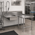 Thumbnail image #2 for John Boos Pro-Bowl Island L-Shaped Soiled Dishtable with Pre-Rinse Sink Bowl, 60