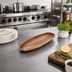 Thumbnail image #3 for Small Oblong Acacia Wood Boat Platter