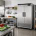 Thumbnail image #2 for Maxx Cold Two-Section Reach-In Freezer, 42.8 Cu. Ft., Bottom-Mount Self-Contained, Solid Doors