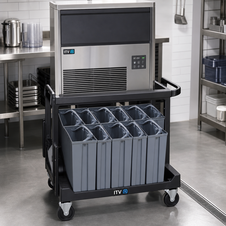 Product image #2 for ITV Ice Makers 6-Bucket Ice Bucket System for EC-250 Easy Cart