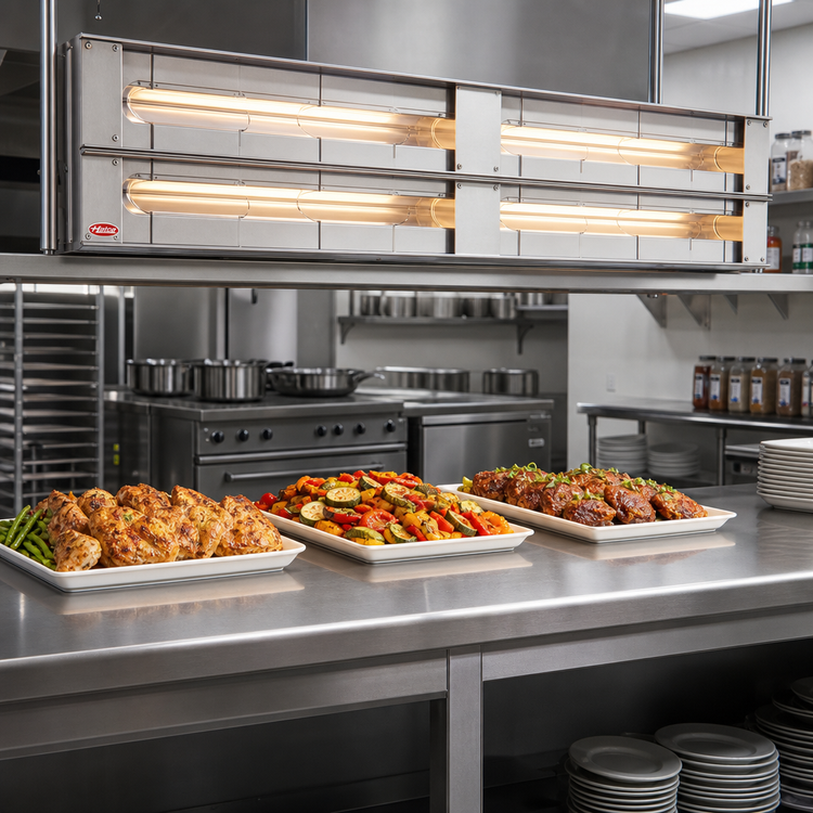Product image #2 for Hatco Glo-Ray 66-Inch Double Lighted Infrared Strip Heater