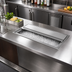 Thumbnail image #2 for Klinger's Trading Drop-In Ice Bin with 7-Circuit Cold Plate, 14 x 26 x 12-Inch Bowl