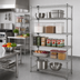 Thumbnail image #2 for Quantum Stationary Wire Shelving Starter Kit, 54