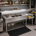Thumbnail image #2 for Eagle 1800 Series 96-Inch Underbar Combination Unit with 3 Sink Bowls, 24-Inch Ice Bin, and Drainboards