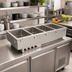 Thumbnail image #2 for Vollrath Four-Well Electric Drop-In Hot Food Well with Auto-Fill, 316 Stainless Steel Wells, Wet Operation, 208V