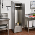 Thumbnail image #2 for Eagle Group 430 Stainless Steel Single-Width Mop Sink Cabinet with Slanted Top and Service Faucet