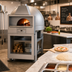 Thumbnail image #2 for Marra Forni Enclosed Facade Wood-Fired Brick Pizza Oven with Stand, 55-1/8-Inch Round Deck
