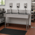 Thumbnail image #2 for Advance Tabco 60-Inch 3-Station ADA Compliant Freestanding Multiwash Hand Sink with Electronic Faucets