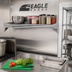 Thumbnail image #2 for Eagle Group 36-Inch x 12-Inch Wall-Mounted Shelf, 16-Gauge Type 430 Stainless Steel