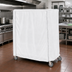 Thumbnail image #2 for Metro White Waterproof Banquet Cart Cover, Vinyl-Nylon Coated, 48 x 21 x 54 Inches