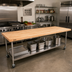 Thumbnail image #2 for John Boos Laminated Northern Hard Rock Maple Work Table Top, 120