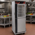 Thumbnail image #2 for Cres Cor Mobile Stainless Steel Heated Holding Cabinet with Top-Mount Heater, Dutch Doors, 12 Pan Capacity