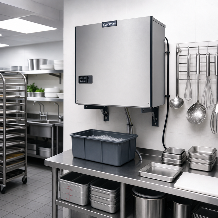 Product image #2 for Scotsman Prodigy ELITE Eclipse 30-Inch Modular Medium Cube Ice Maker Head, Remote Condenser, Up to 1,775 lb/Day
