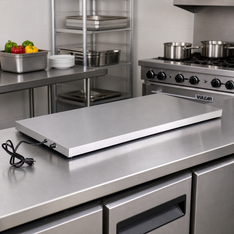 Product image #2 for BK Resources ESW-3620 Portable Electric Heated Warming Shelf, 36 x 20 Inch, 304 Stainless Steel