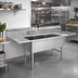Thumbnail image #2 for John Boos B Series 3-Compartment Stainless Steel Sink with Dual Drainboards, 10