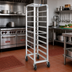 Thumbnail image #2 for Lifetime Tough Extra Heavy-Duty Aluminum End-Load Platter Rack Cart for 12.5-Inch Platters, 11 Capacity