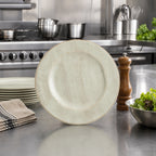 Thumbnail image #3 for CFS Brands Grove 6400206 9-Inch Round Wide Rim Melamine Salad Plate, Buff Case of 12